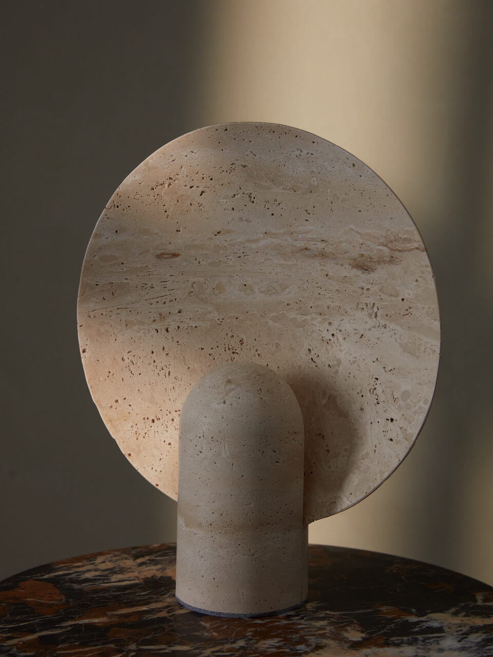 Kiran Travertine Lamp