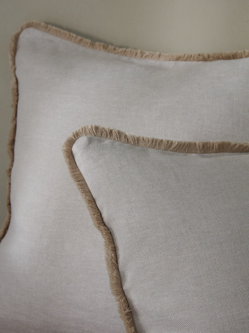 Marim Natural Fringe Cushion Cover