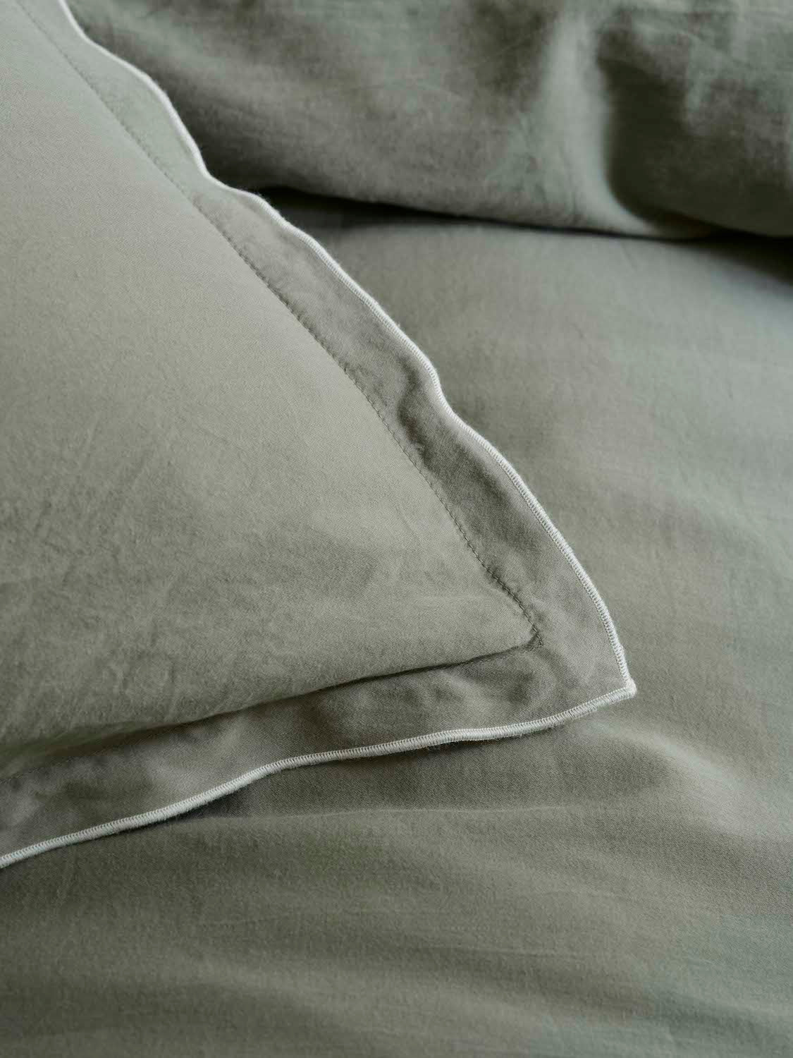 Lisbon Sage Cotton Bedding Bundle