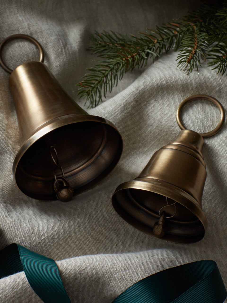 Set of 2 Brass Bells