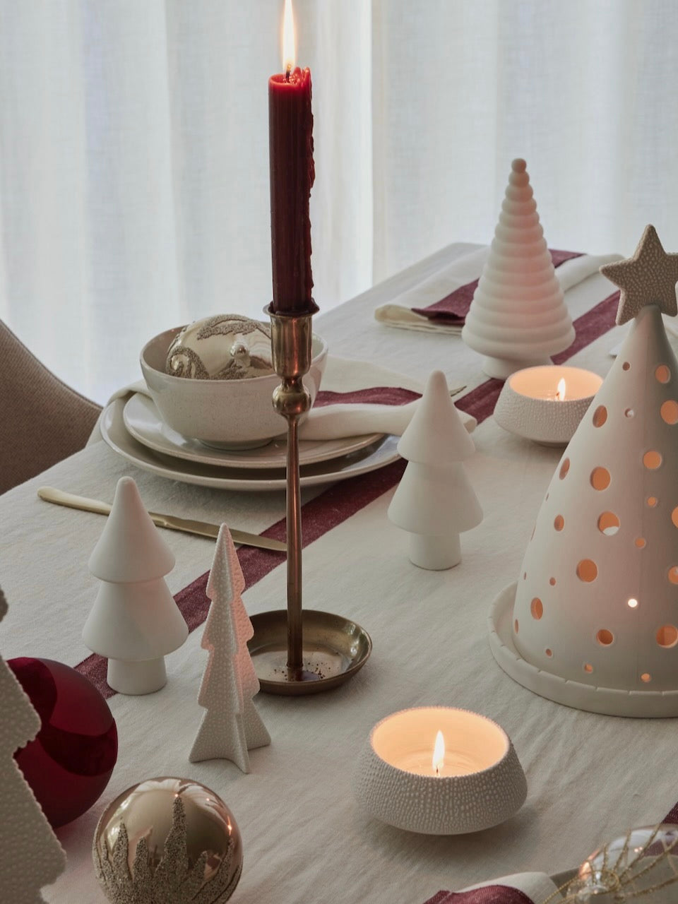 Tiered Ceramic Trees Set of 2