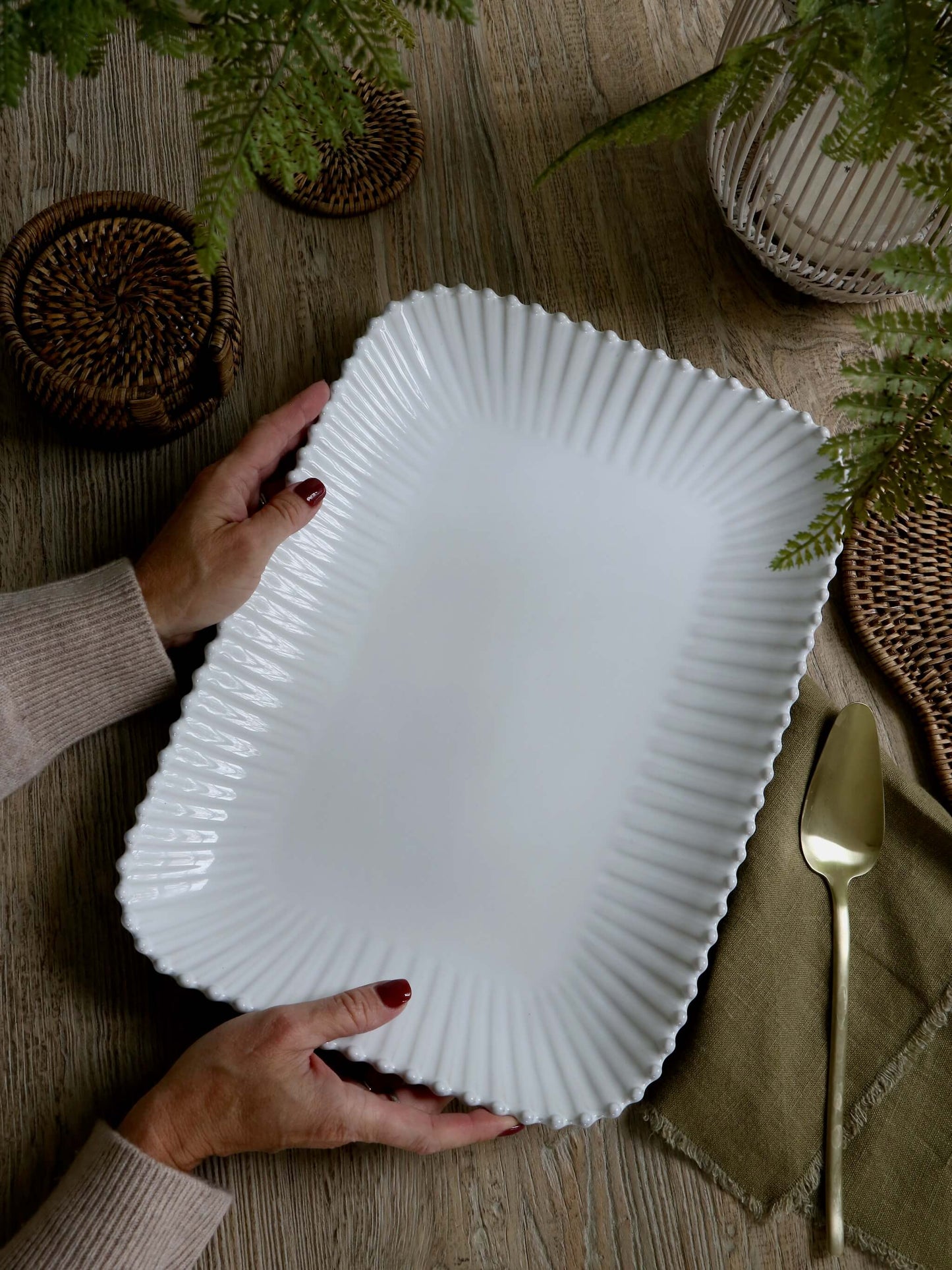 Pearl Rectangular Platter