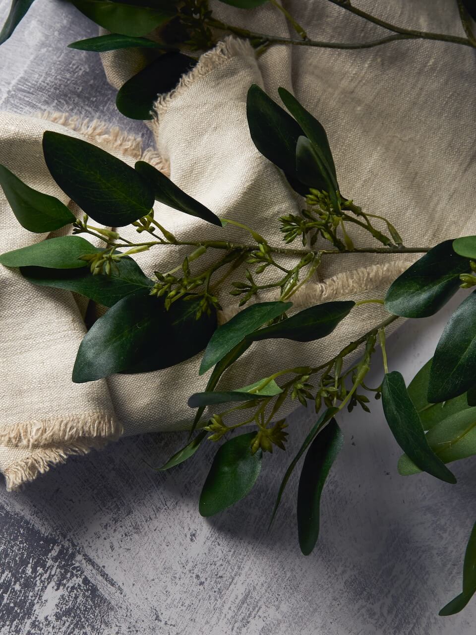 Faux Seeded Eucalyptus Stem