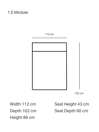 Hudson Fabric Modular Sofa