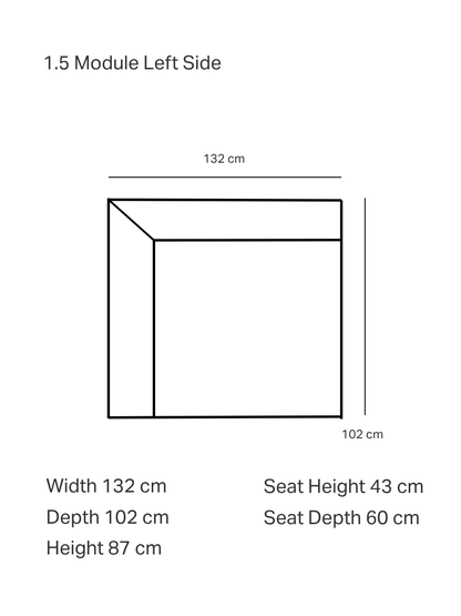 Hudson Fabric Modular Sofa