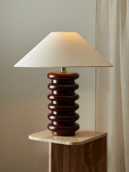Uri Wooden Table Lamp