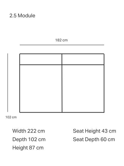 Hudson Fabric Modular Sofa