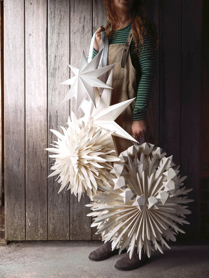 Antique White Paper Snowflake