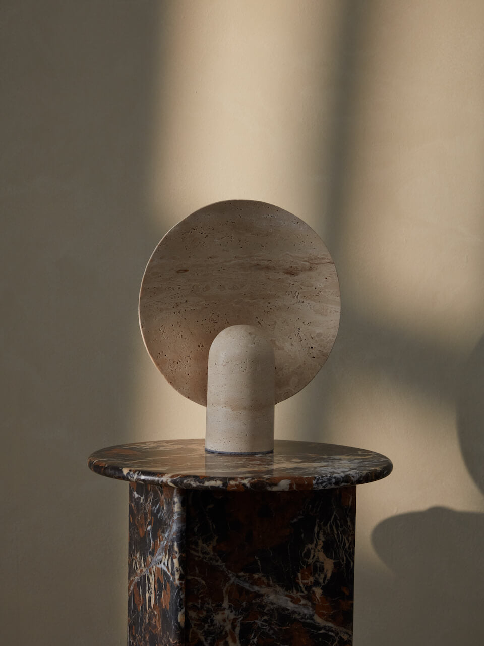 Kiran Travertine Lamp