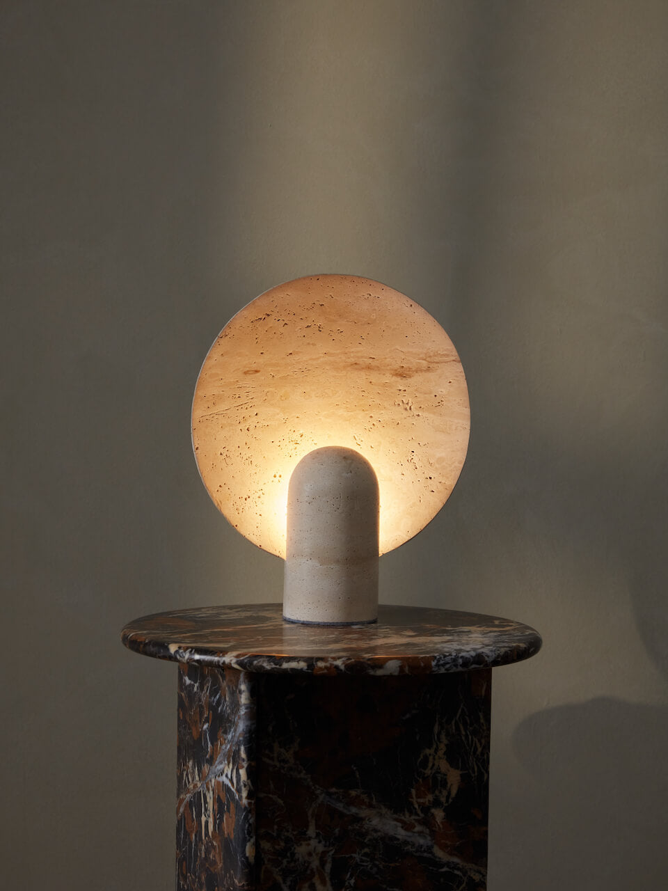 Kiran Travertine Lamp