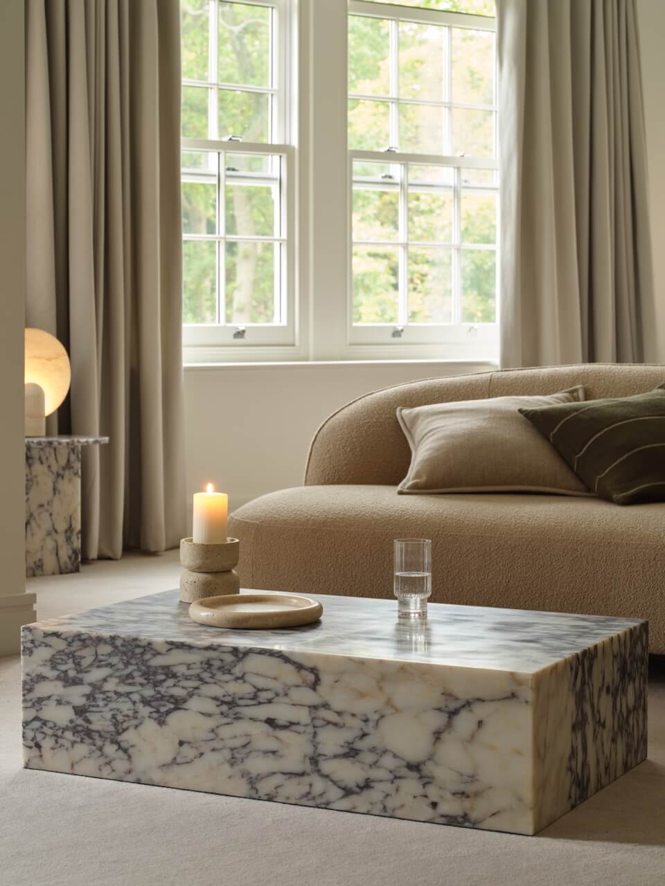 Marlborough Marble Coffee Table