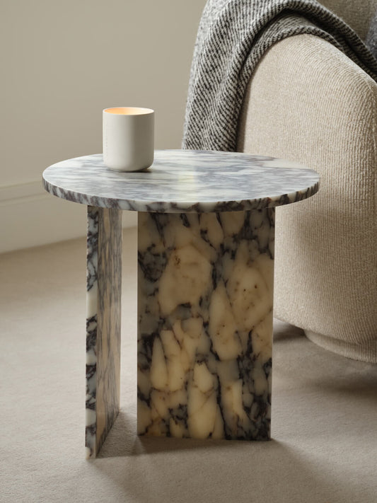 Melrose Marble Side Table