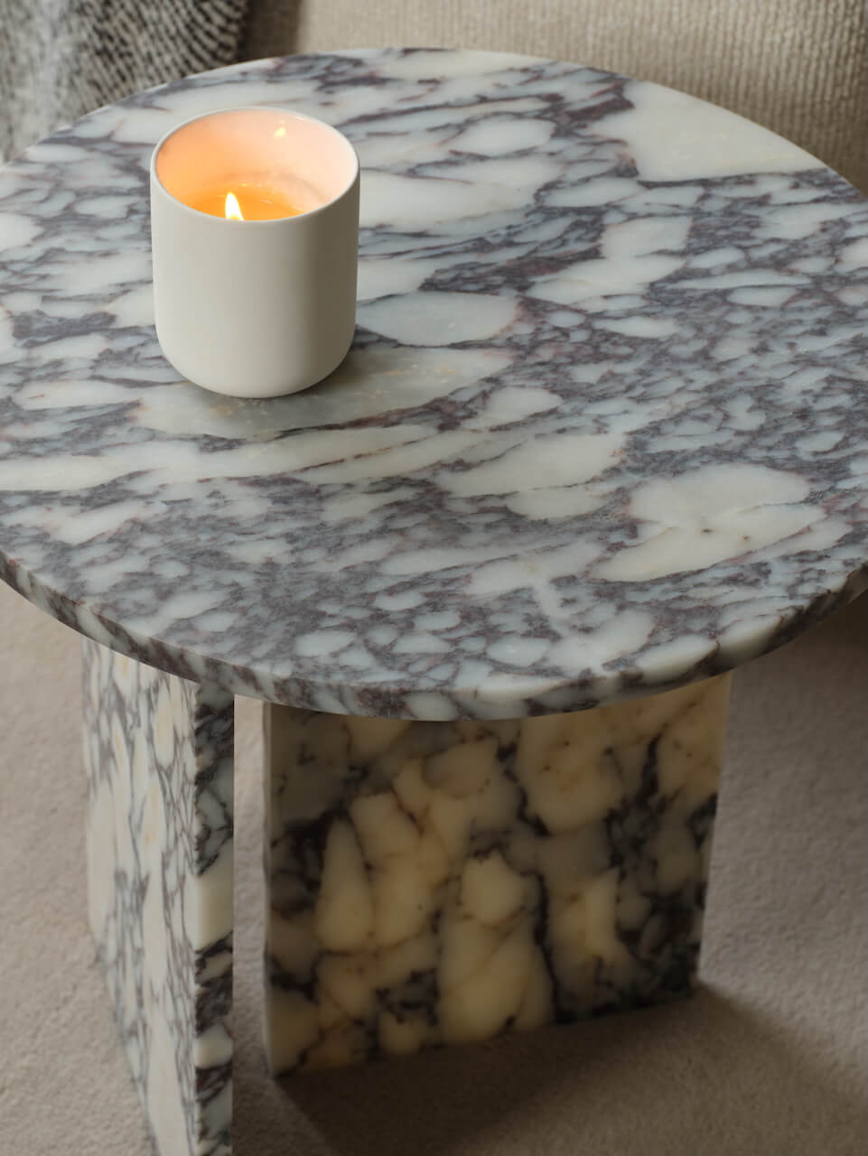 Melrose Marble Side Table