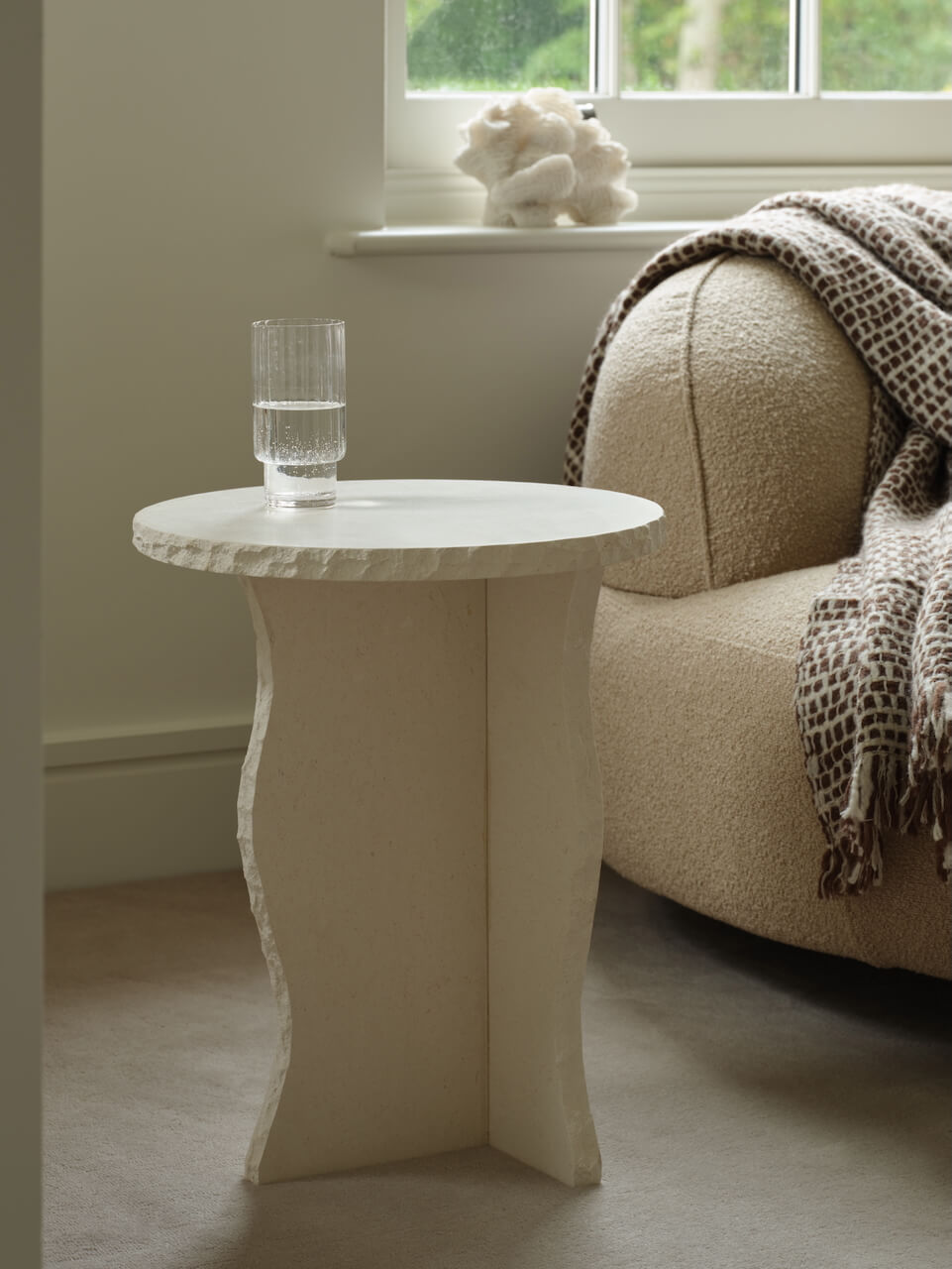 St Ives Limestone Side Table