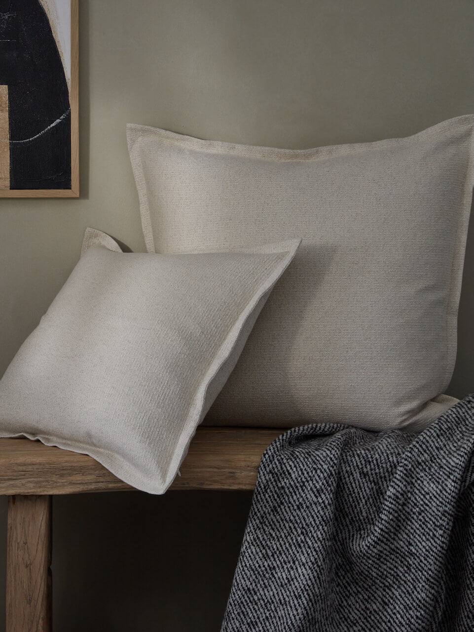 Amarante Natural Cushion Cover