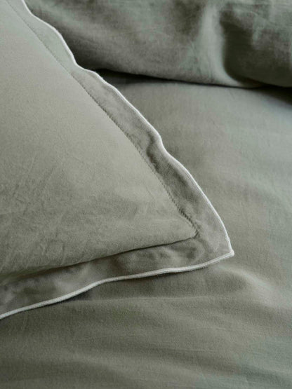 Lisbon Sage Cotton Bedding Bundle