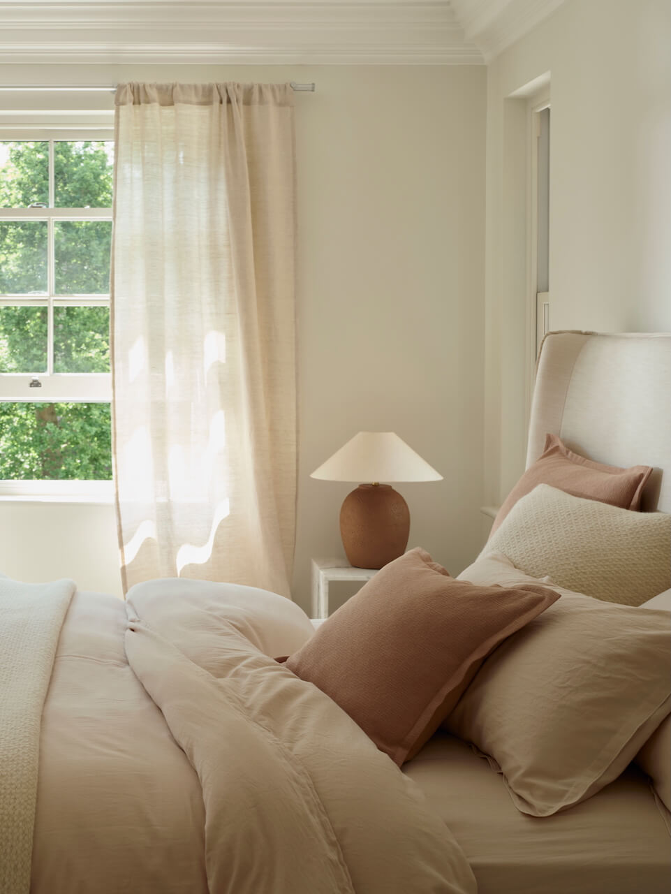 Lisbon Nude Cotton Duvet Cover