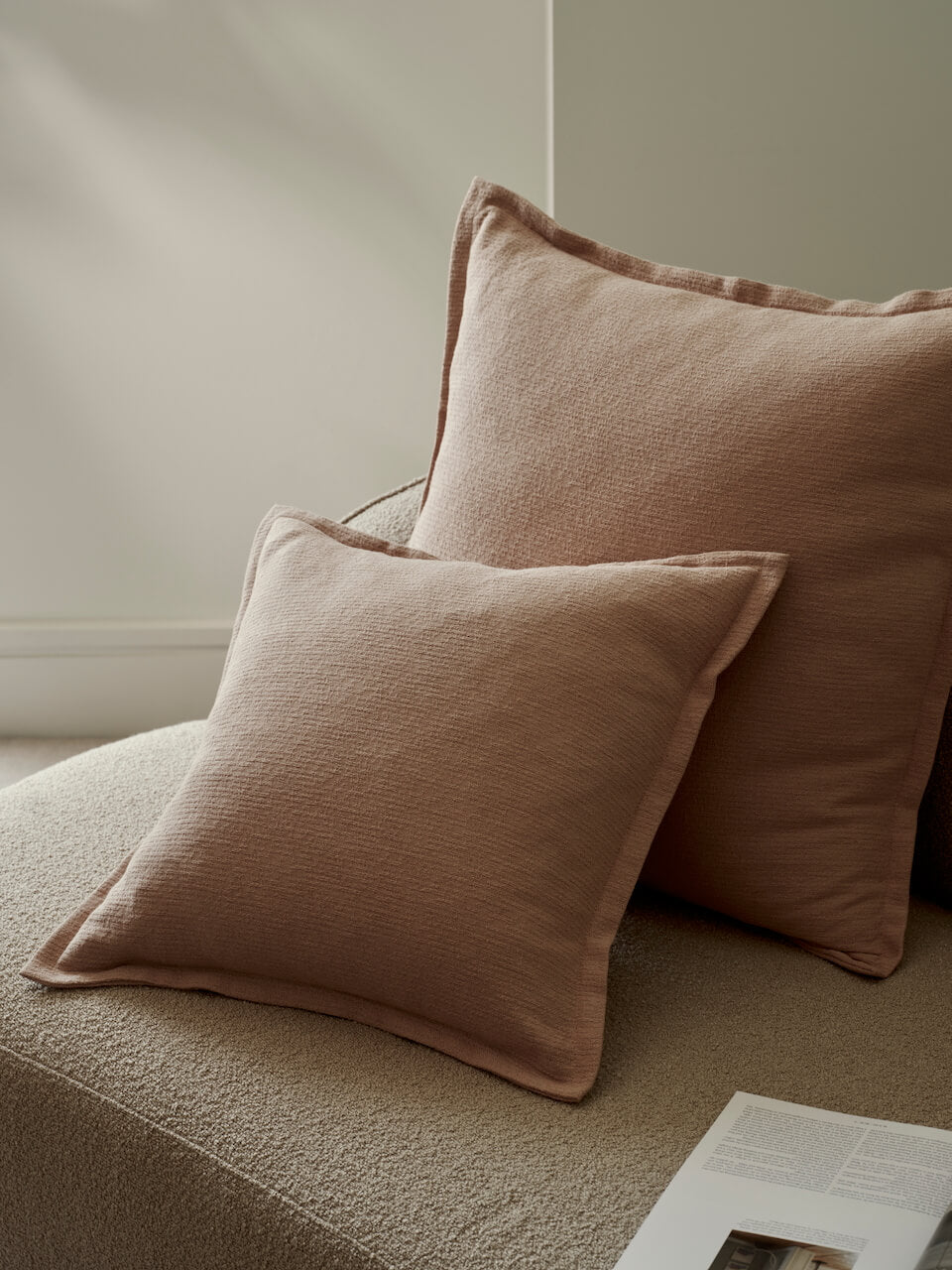 Amarante Plaster Pink Cushion Cover