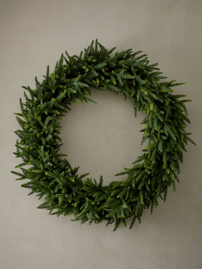 1m Large Faux Fir Wreath