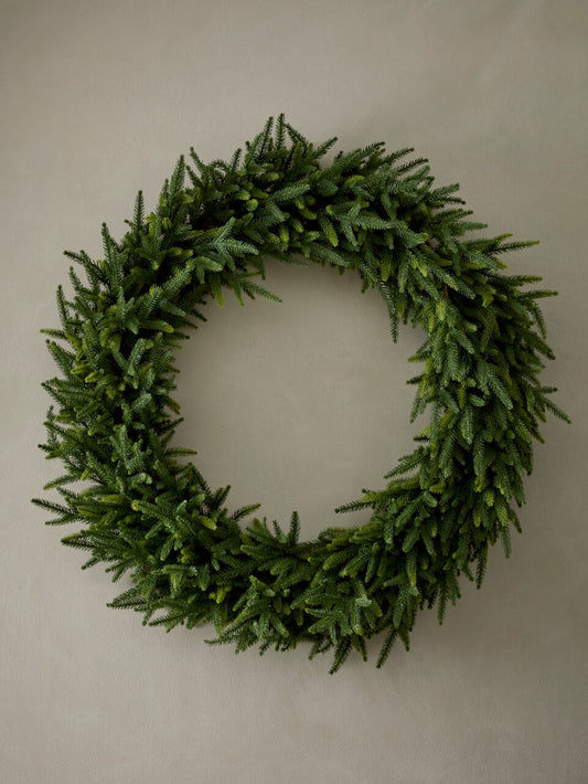 1m Large Faux Fir Wreath