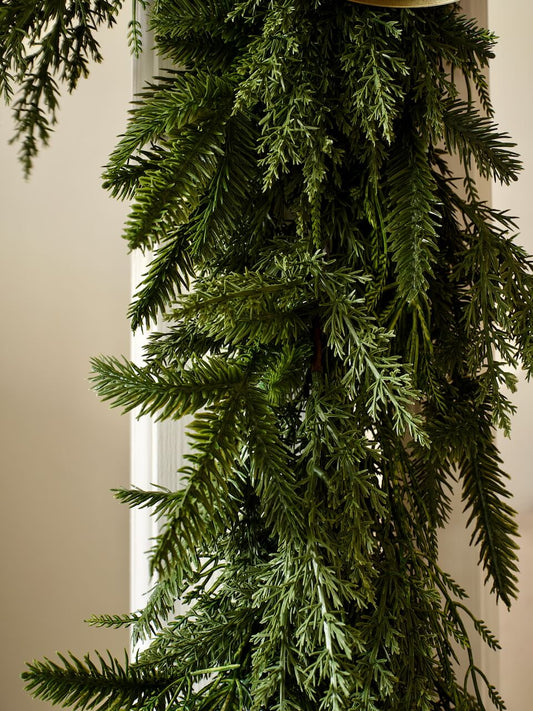 2m Faux Winter Mixed Fir Garland