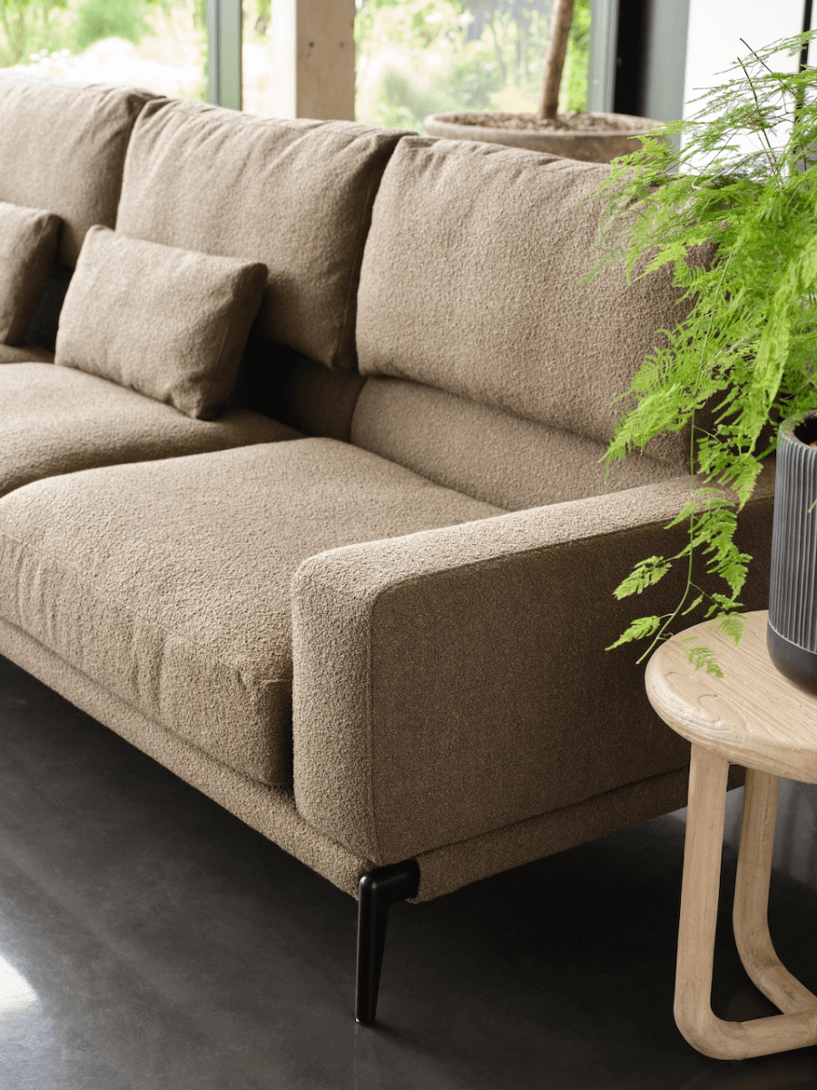 Oslo Fabric Chaise Lounge Sofa