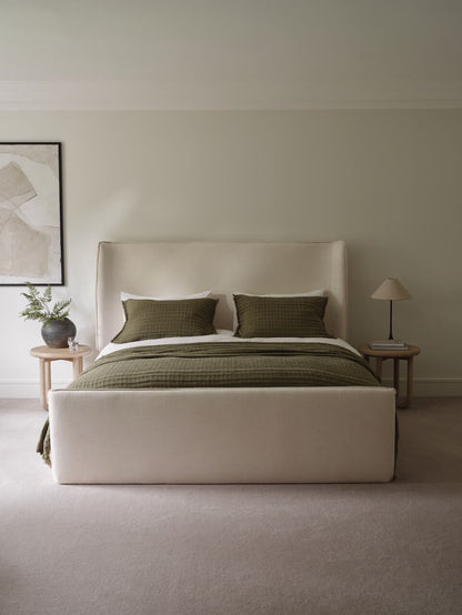 Beja Cotton Cushion Cover Khaki