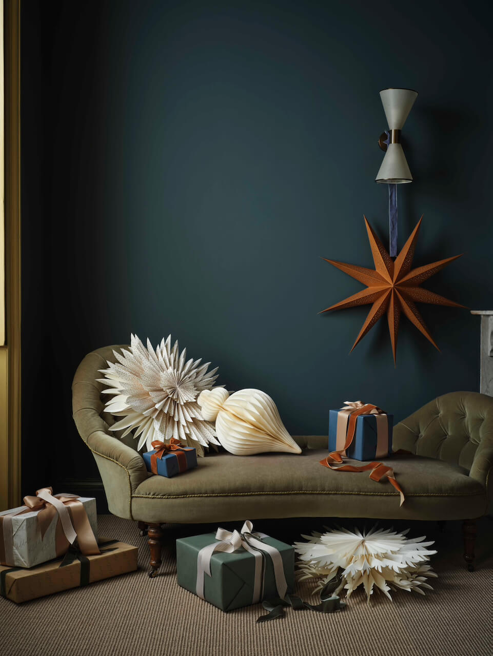 10m Wide Gold Satin Ribbon