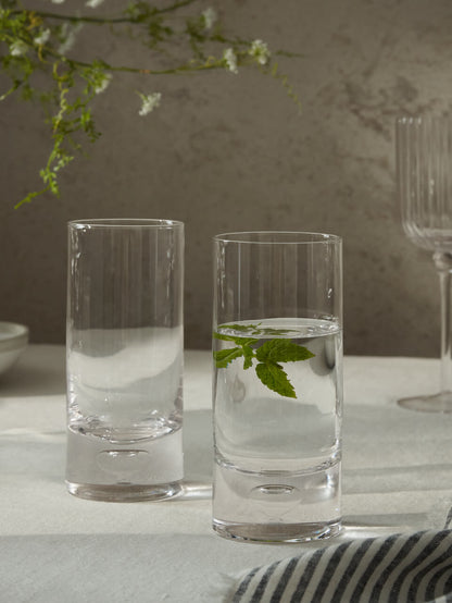 Set of 4 Bolha Highball Glass Tumblers - Seconds