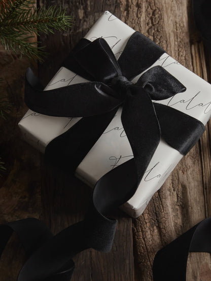 5m Black Velvet Ribbon