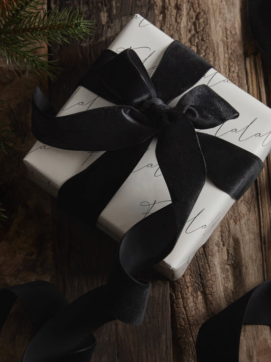 5m Black Velvet Ribbon