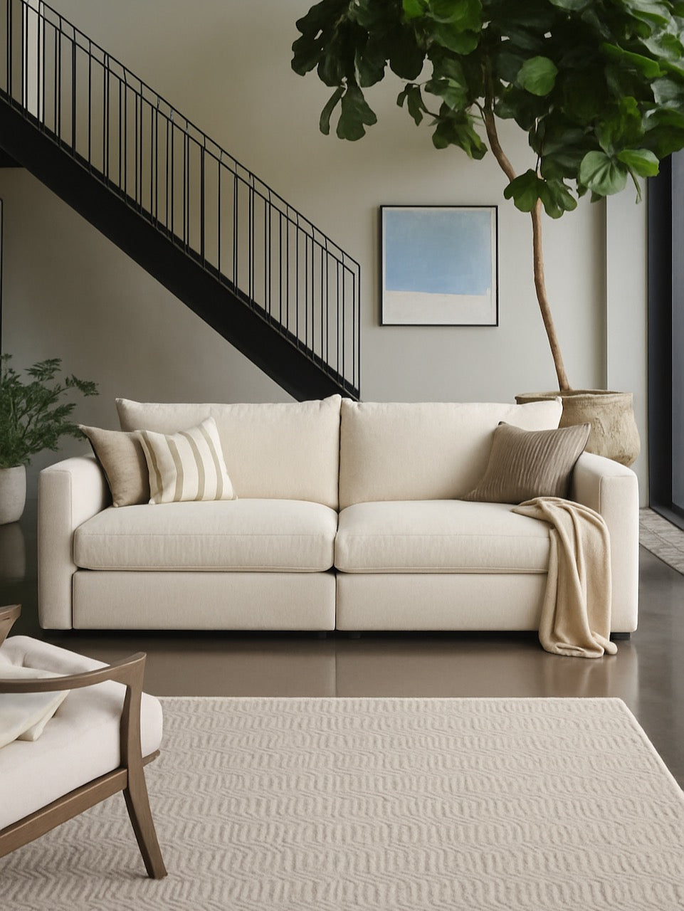 Hudson 2.5 Seater Fabric Sofa