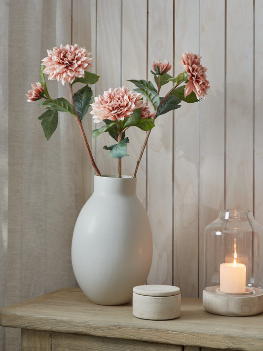 Faux Coffee Cream Dahlia