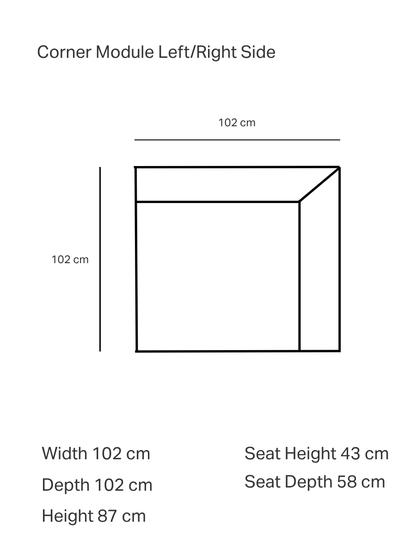 Hudson Fabric Modular Sofa