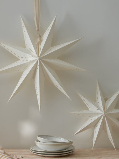 Antique White Detailed Paper Star
