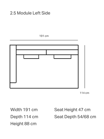 Elba Fabric Modular Sofa