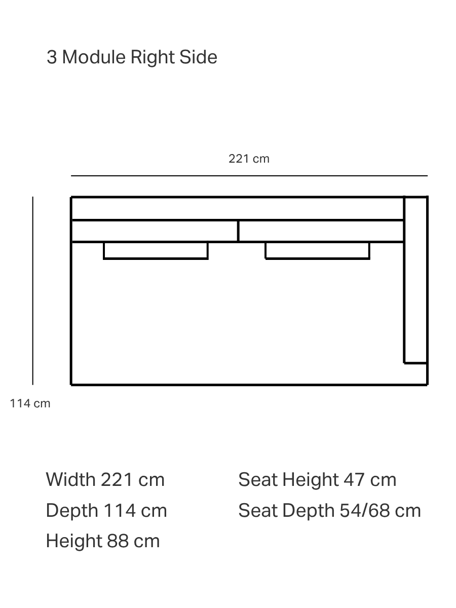 Elba Fabric Modular Sofa