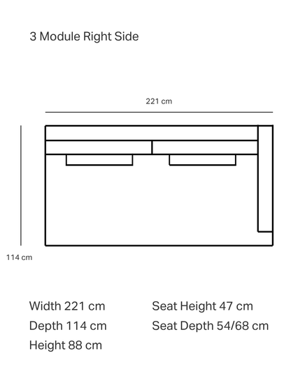 Elba Fabric Modular Sofa
