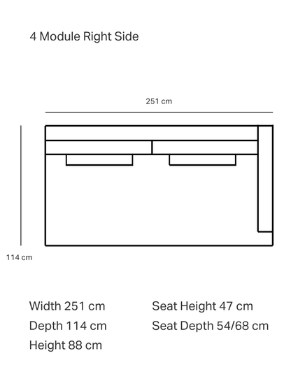 Elba Fabric Modular Sofa