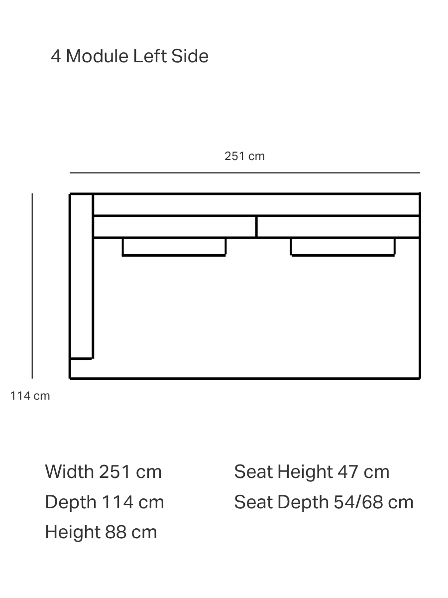 Elba Fabric Modular Sofa