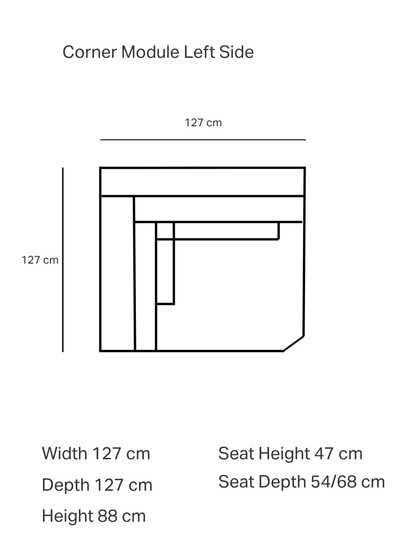Elba Fabric Modular Sofa