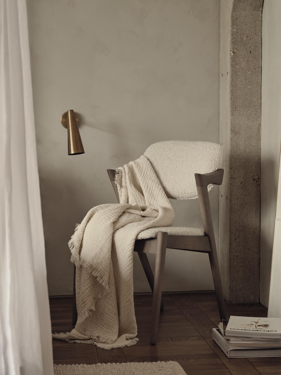 Areia Oatmeal Cotton Throw