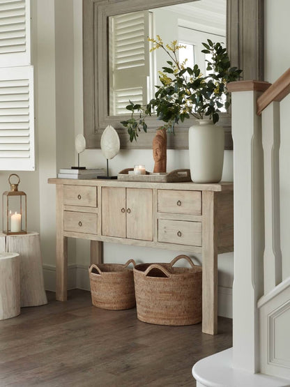 Nairn Natural Rattan Bucket Basket