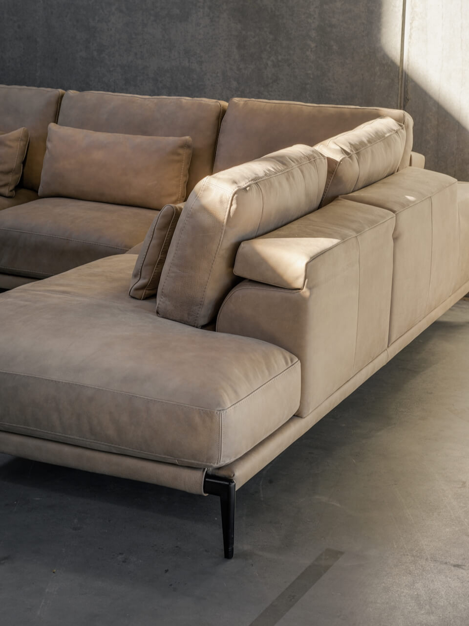 Oslo Fabric Chaise Lounge Sofa