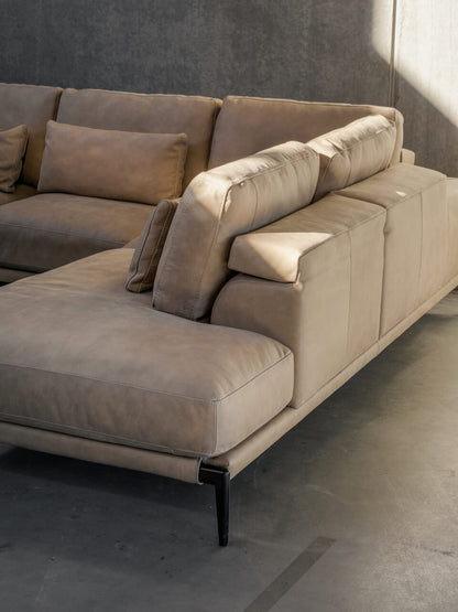 Oslo Fabric Chaise Lounge Sofa