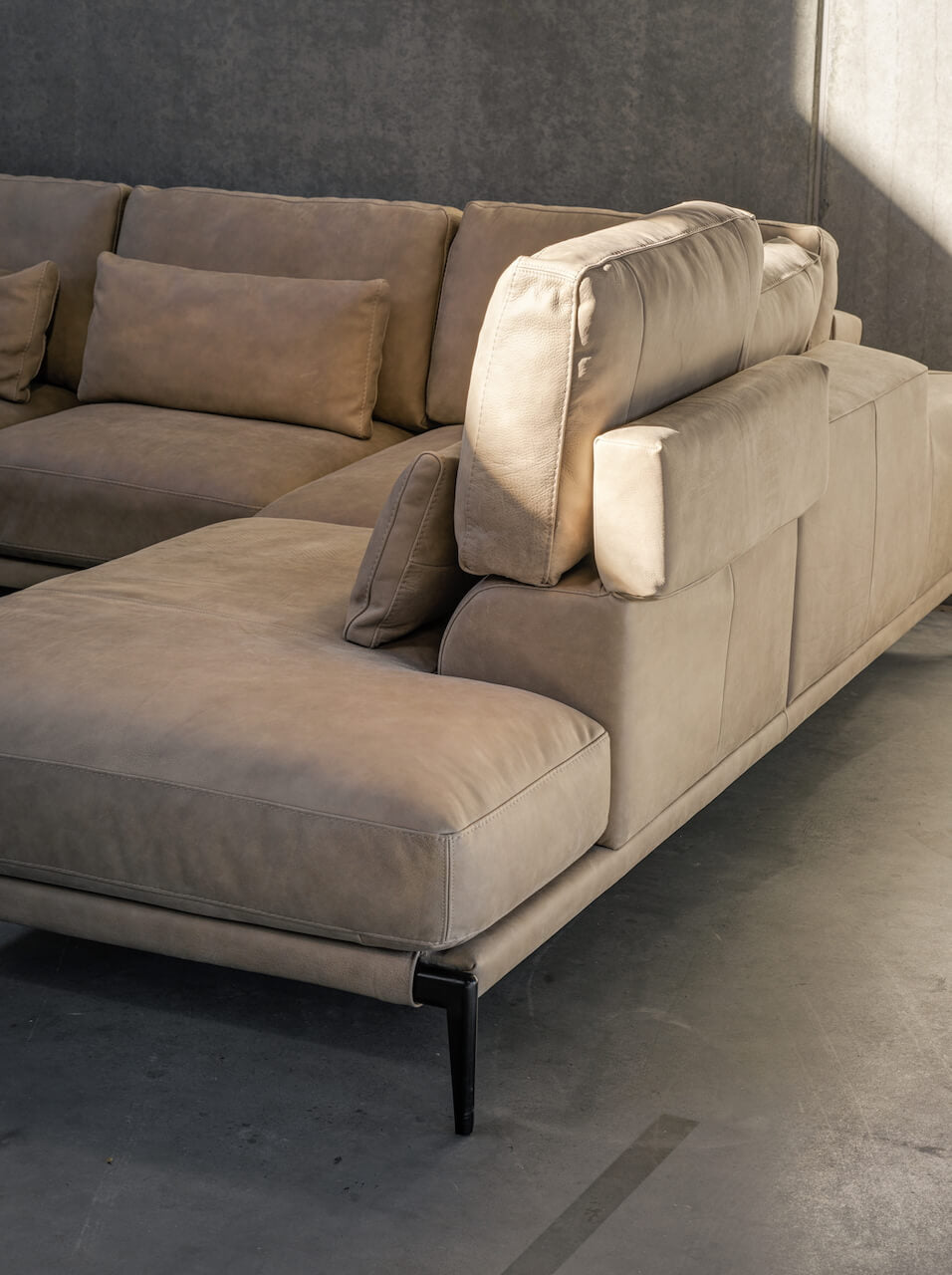 Oslo Fabric Chaise Lounge Sofa