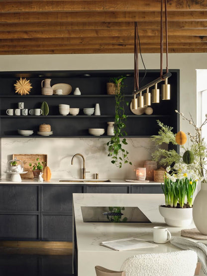 Set of 2 White Ceramic Easter Decorations