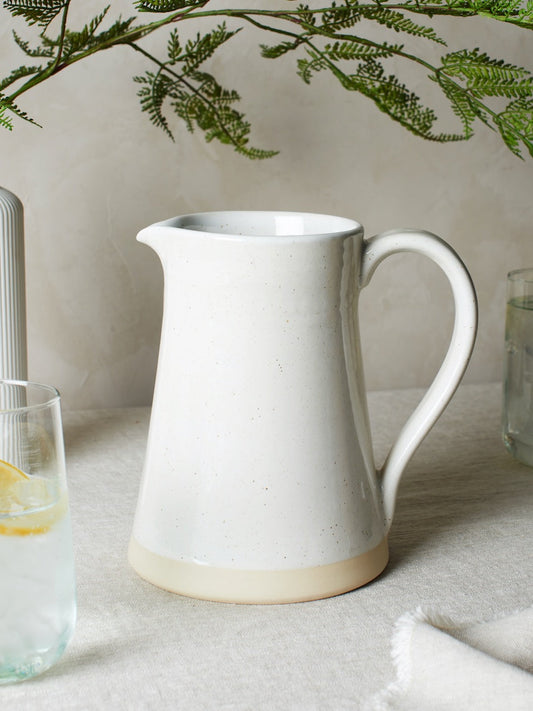 Cream Stoneware Jug