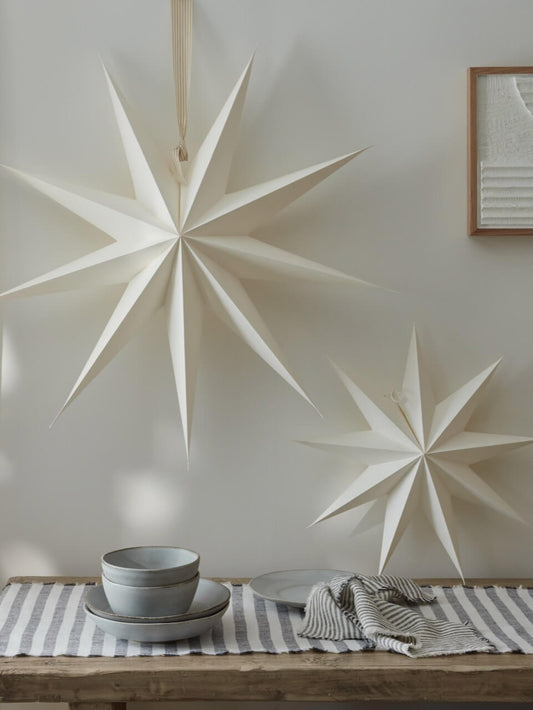 Antique White Paper Star