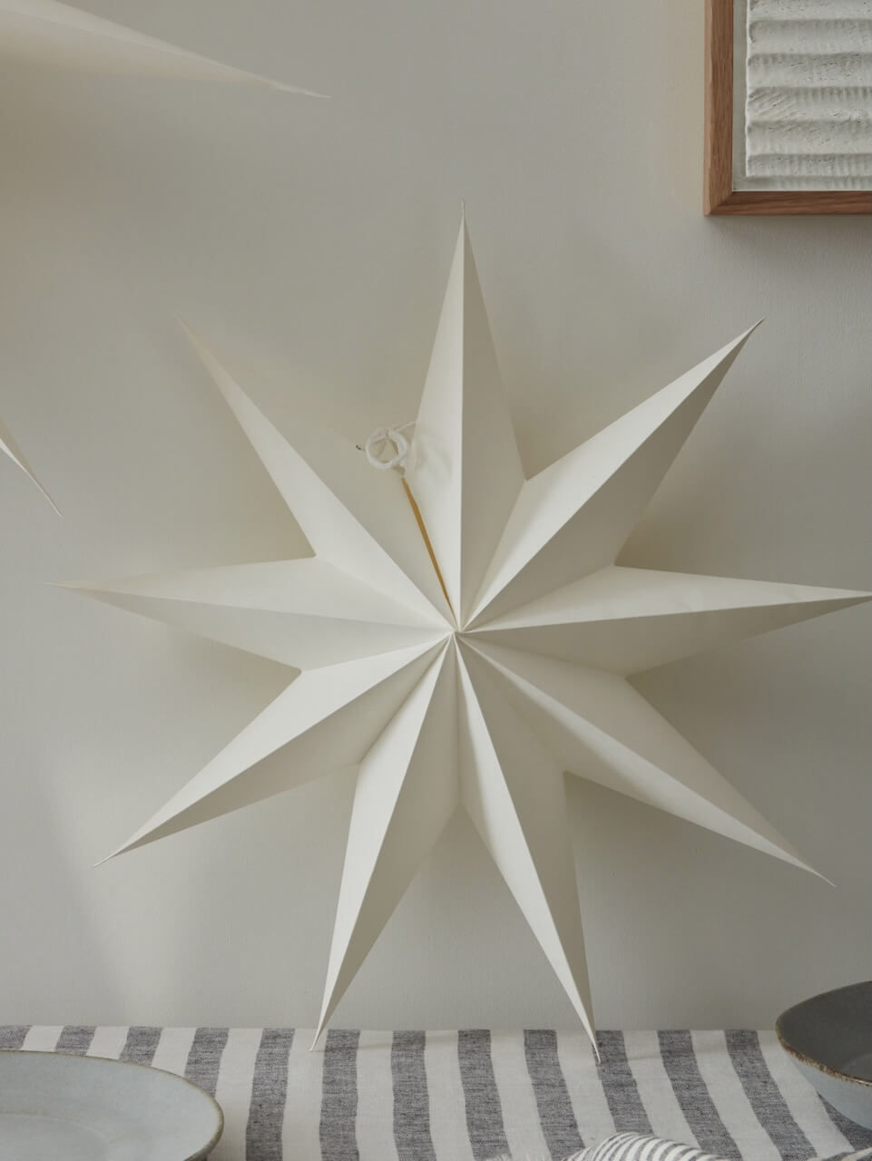 Antique White Paper Star